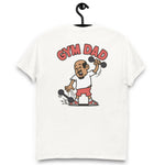 Gym Black Hair Tan Skin Tone No-Glasses Bald Moustache & Chin Beard Dad T-Shirt