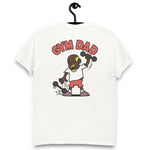Gym Blond Hair Dark Skin Tone No-Glasses Bald Moustache & Chin Beard Dad T-Shirt