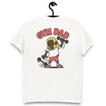 Gym Blond Hair Dark Skin Tone No-Glasses Long Beard Dad T-Shirt