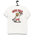 Gym Blond Hair Tan Skin Tone No-Glasses Bald Beard Dad T-Shirt