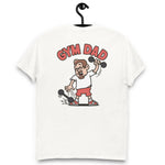 Gym Brown Hair Light Skin Tone Glasses Medium Moustache & Chin Beard Dad T-Shirt