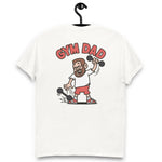 Gym Brown Hair Light Skin Tone Glasses Short Beard Dad T-Shirt
