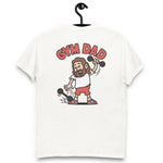 Gym Brown Hair Light Skin Tone No-Glasses Long Beard Dad T-Shirt