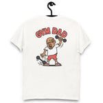 Gym Brown Hair Tan Skin Tone Glasses Bald Moustache & Chin Beard Dad T-Shirt