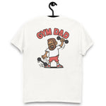 Gym Brown Hair Tan Skin Tone Glasses Short Beard Dad T-Shirt