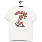 Gym Brown Hair Tan Skin Tone No-Glasses Bald Moustache & Chin Beard Dad T-Shirt