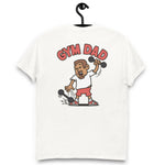 Gym Brown Hair Tan Skin Tone No-Glasses Short Moustache & Chin Beard Dad T-Shirt
