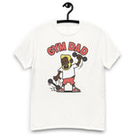 Gym Blond Hair Dark Skin Tone No-Glasses Medium Beard Dad T-Shirt