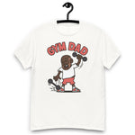 Gym Brown Hair Dark Skin Tone No-Glasses Bald Beard Dad T-Shirt