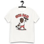 Gym Brown Hair Dark Skin Tone No-Glasses Bald Moustache & Chin Beard Dad T-Shirt