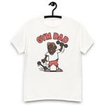Gym Brown Hair Dark Skin Tone No-Glasses Medium Moustache & Chin Beard Dad T-Shirt