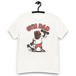 Gym Brown Hair Dark Skin Tone No-Glasses Short Beard Dad T-Shirt