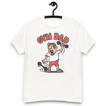 Gym Brown Hair Light Skin Tone No-Glasses Medium Moustache & Chin Beard Dad T-Shirt