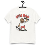 Gym Brown Hair Tan Skin Tone No-Glasses Bald Beard Dad T-Shirt