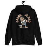 Gardening Black Hair Tan Skin Tone No-Glasses Long Stubble Dad Hoodie