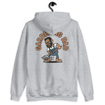 Gardening Black Hair Tan Skin Tone Glasses Short Beard Dad Hoodie