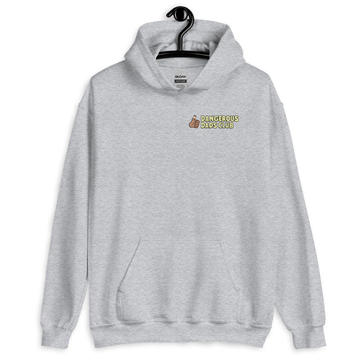 Cooking Brown Hair Tan Skin Tone No-Glasses Beard Dad Hoodie