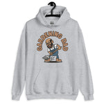 Gardening Black Hair Tan Skin Tone Glasses Bald Beard Dad Hoodie