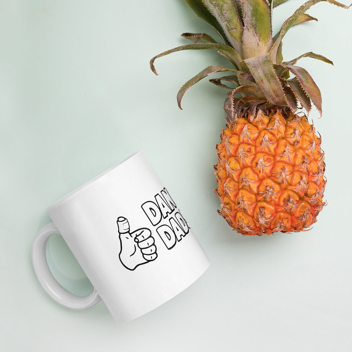 Dangerous Dads Club 11 oz White Glossy Mug – Perfect Gift for Bold Fathers