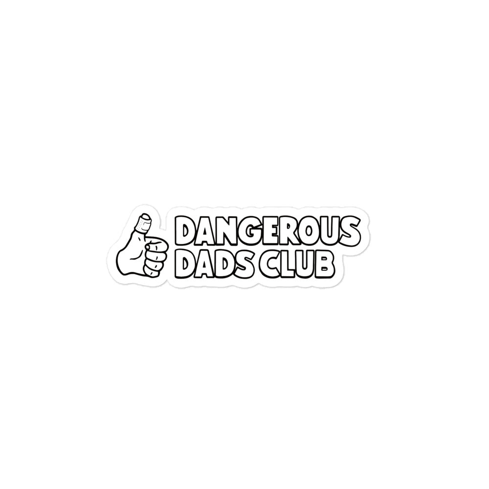 Dangerous Dads Club Bubble-free Adhesive Vinyl sticker