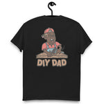 DIY Brown Hair Dark Skin Tone Glasses Moustache Dad T-Shirt