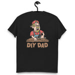 DIY Blond Hair Light Skin Tone Glasses Moustache & Chin Beard Dad T-Shirt