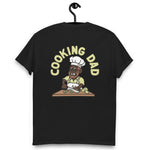 Cooking Brown Hair Dark Skin Tone Glasses Beard Dad T-Shirt