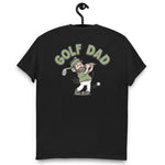 Golf Black Hair Light Skin Tone No-Glasses Beard Dad T-Shirt
