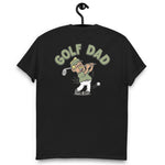 Golf Blond Hair Tan Skin Tone Glasses Moustache Dad T-Shirt