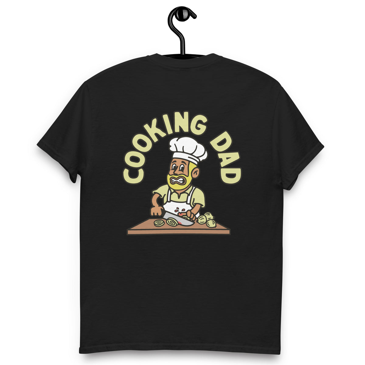 Cooking Blond Hair Tan Skin Tone No-Glasses Beard Dad T-Shirt