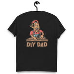 DIY Black Hair Tan Skin Tone No-Glasses Stubble Dad T-Shirt