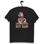 DIY Black Hair Light Skin Tone No-Glasses Beard Dad T-Shirt