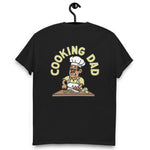 Cooking Black Hair Tan Skin Tone Glasses Moustache Dad T-Shirt