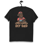DIY Black Hair Dark Skin Tone No-Glasses Stubble Dad T-Shirt