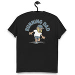Running Blond Hair Tan Skin Tone Glasses Beard Dad T-Shirt