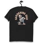 Gardening Black Hair Light Skin Tone Glasses Bald Beard Dad T-Shirt