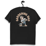 Gardening Black Hair Light Skin Tone Glasses Short Moustache Dad T-Shirt