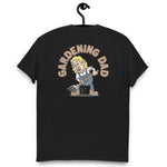 Gardening Blond Hair Light Skin Tone No-Glasses Long Moustache Dad T-Shirt