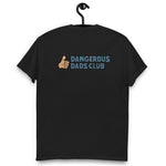Dangerous Dads Club T-Shirt - Blue logo with tan thumb