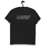 Dangerous Dads Club T-Shirt - white outline logo