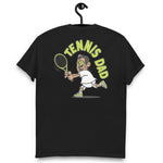Tennis Black Hair Tan Skin Tone No-Glasses Medium Moustache Dad T-Shirt