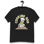 Cooking Blond Hair Light Skin Tone No-Glasses Beard Dad T-Shirt