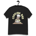 Cooking Brown Hair Light Skin Tone Glasses Beard Dad T-Shirt