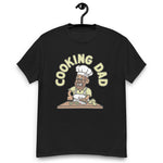 Cooking Brown Hair Tan Skin Tone Glasses Beard Dad T-Shirt
