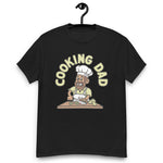 Cooking Brown Hair Tan Skin Tone No-Glasses Beard Dad T-Shirt