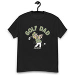 Golf Blond Hair Light Skin Tone Glasses Beard Dad T-Shirt