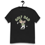 Golf Blond Hair Light Skin Tone No-Glasses Moustache Dad T-Shirt