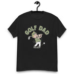 Golf Blond Hair Light Skin Tone No-Glasses Stubble Dad T-Shirt