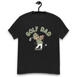 Golf Blond Hair Tan Skin Tone Glasses Moustache Dad T-Shirt