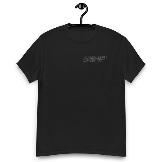 Dangerous Dads Club T-Shirt - grey outline logo